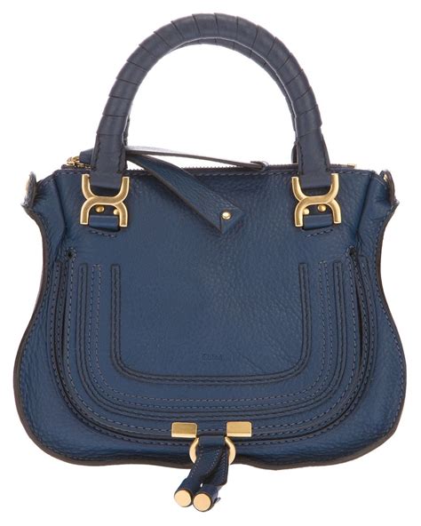 chloe mini marcie bag blue